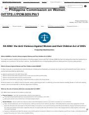 aat law philippines|RA 9262: the Anti.